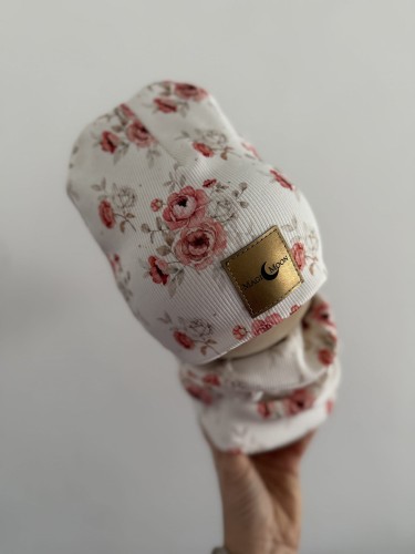 Zestaw na obwod głowy obwod głowy 44/47 cm czapka komin 